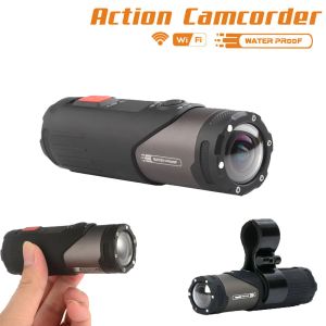 Cámaras Control de aplicaciones WiFi 1080p Cámara de escopeta Full HD Action Camera de escopeta para bicicletas Ciclismo de arcilla Camina de caza Cam Sports DV