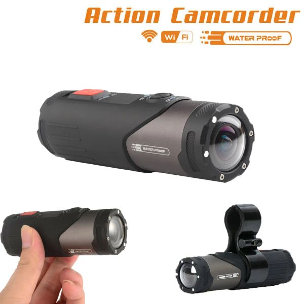 Caméras WiFi App Control 1080p Full HD Action Video Camera Camera Camera Camera For Bicycle Cycling Shooting Shooting Hunting CaMt Cam Sports DV