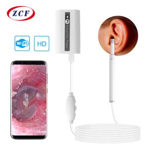 Caméras wifi oreille otoscope médical HD720p Picker d'oreille visuelle 5,5 mm mini inspection sans fil otoscope