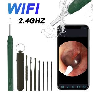 Cameras WiFi Visual Ear Digging Spoon Endoscope Camera 2.4 GHz 5V IPX Micro USB mini CHARGE CAMERA SAPER