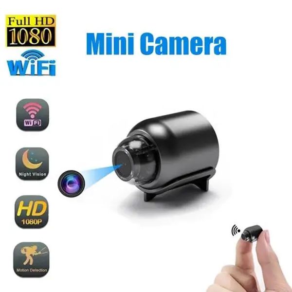 Cameras WiFi Sécurité sans fil Monitor Cam Vision Night Vision HD 1080p Baby Monitor 140 Visiétion à distance du port USB grand angle pour extérieur / intérieur