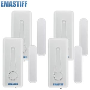 Cameras Capteur de porte de fenêtre pour 433MHz Tuya Home WiFi GSM Sécurité Système d'alarme détectez la porte ouverte / ferme