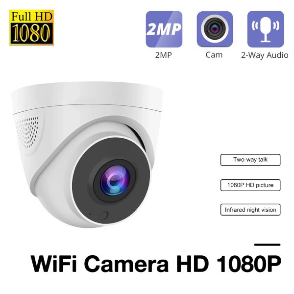 Caméras Wiless WiFi IP Camera HD 1080p Vidéo Surveillance IR Night Vision Motion Détection Dome Caméra Home Security CamCrorder Indoor