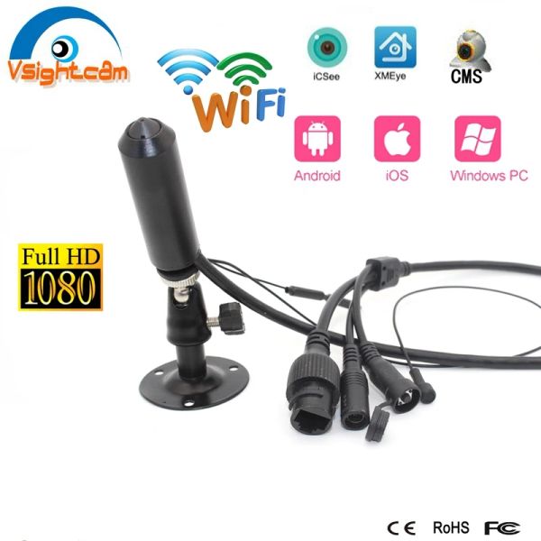 Cameras avec surveillance audio WiFi Mini Bullet IP Camera IMX307 P2P CCTV Network Security Web Camera WiFi Support WiFi