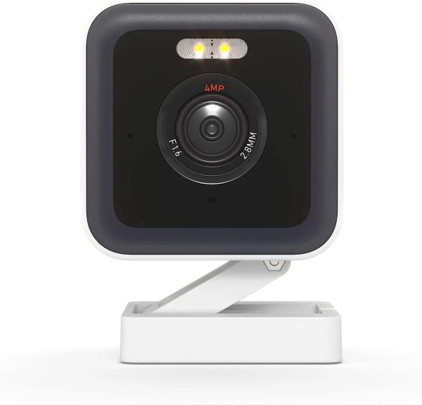 Cameras Wyze WiFi Camera V3 Pro 2k Vision nocturne colorée, Edge Ai, Spotlight Breetin et Siren, compatible avec Alexa Google