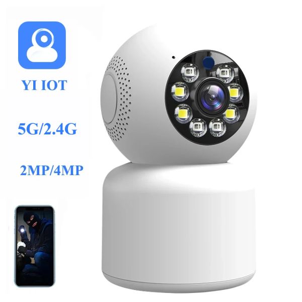 Cameras Yi IoT 5G 2.4G HD IP Camera Wireless 2MP 4MP Home Security Camera Vision Night Vision Two Way CCTV CCATV CAMER