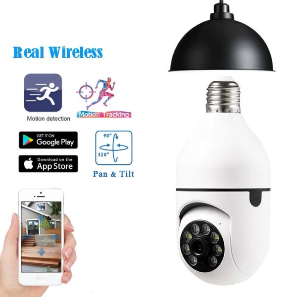 Cámaras Yiiot 1080p Bulb Wifi IP Camera IP Smart Video de vigilancia Auto Seguridad Protección de seguridad Camera CCTV PTZ con enchufe E27