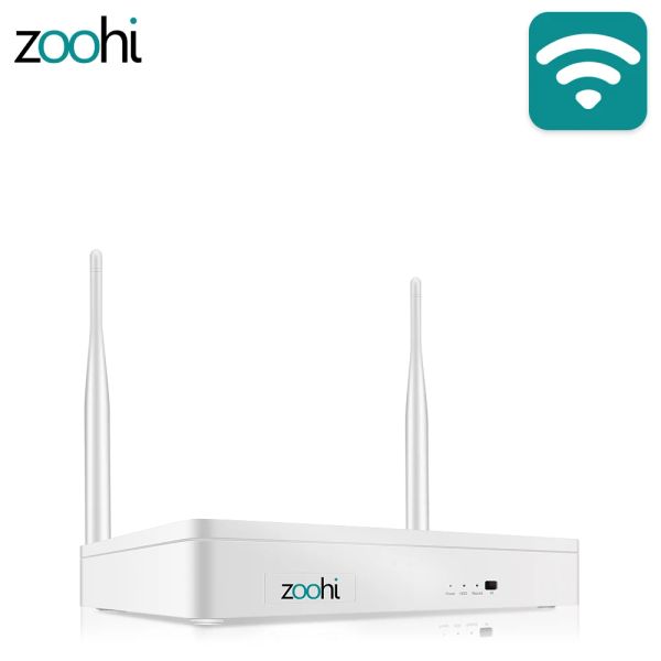 Cameras Zoohi Sieciowy Rejestrator Wideo 8ch Wireless Camera System Accessories NVR pour ANRAN 3MP / 5MP WiFi Camera HDD 2,5 pouces