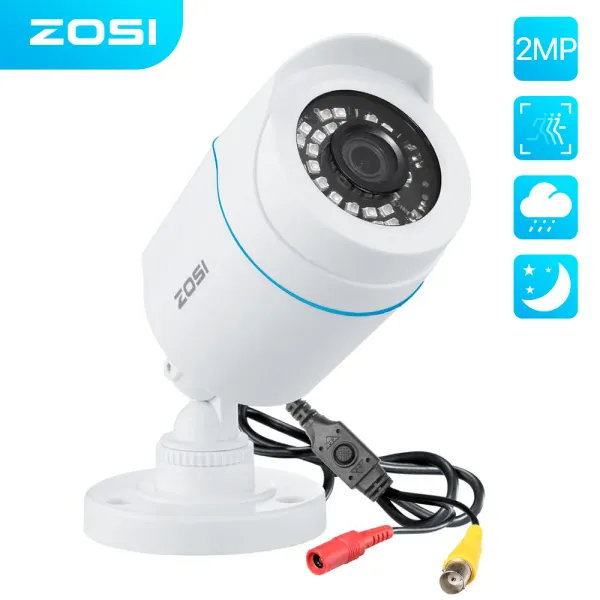 Cameras Zosi 1080p TVI AHD CCTV CCTVE VIDÉO VIDÉO MAISON CAMÉRIE ANALOGI