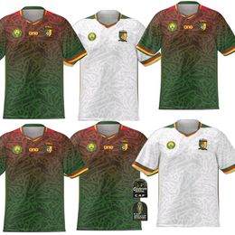 Camisetas de fútbol de Camerún 2023/2024 Copa de África Camisetas de fútbol de Camerún ABOUBAKAR MBEUMO TOKO EKAMBI Maillot de camerounais ANGUISSA ONANA WOOH camiseta de hombre