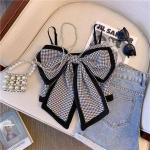 Camis Big Butterfly Vest voor Summer Slim Ins Koreaanse mode kledingrooster tanktop vrouwen 2023