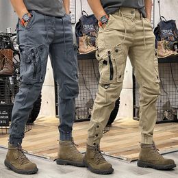 Camis Camo Navy Pantalon Homme Harem Y2k Tactique Militaire Cargo Pantalon pour Hommes Techwear Haute Qualité En Plein Air Hip Hop Travail Pantalons Empilés