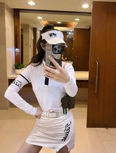 Camis Golfkleding Dames T-shirt met lange mouwen Ademend Sneldrogend Outdoor Casual Stretch Sportkleding Vochtafvoerende top