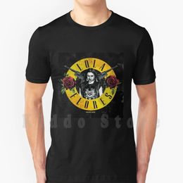 Camiseta Lola Flores T-shirt Men Cotton S6xl Irse Guns and Roses El Brillo de Los 240409