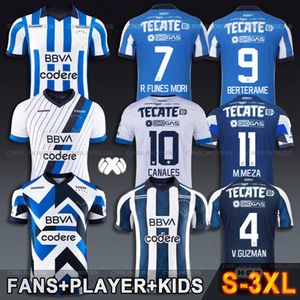 Camiseta Monterrey Liga MX 23 24 Sergio Canales Jesus Corona Luis Romo Victor Guzman Duitse Berterame Meza Rogelio Funes Mori Voetbalshirts Voetbaluniformen voor kinderen