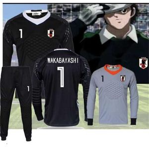 Camisetas Capitaine Tsubasa Football Football Maillots Oliver Atom Maillots de pied Gardien de but Wakabayashi Aton Cosplay uniforme 201118239H