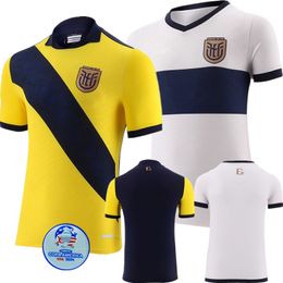 Camisetas Ecuador Jerseys Kit 2024 COPA America Equipo nacional a casa Valemncia Martinez Hincapie D. Palacios M. Camiseta de fútbol Caicedo