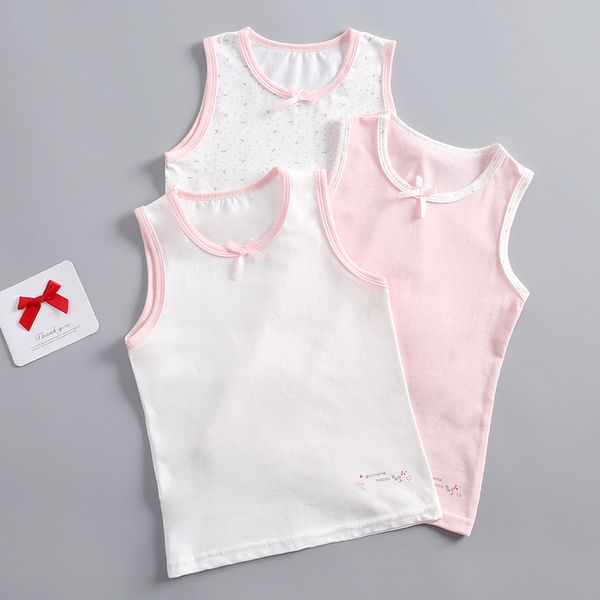 Camisole D'été Débardeurs Pour Filles Sous-Vêtements De Bande Dessinée Jeunes Adolescents En Lingerie Coton Sport Top Enfants Maillots 20220831 E3