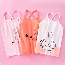 Camisole Summer Womens Top Top 2020 Coton Childrens sous-vêtements Girls Top Top Childrens Underwear Baby Single Piece Childrens Clothingl2405