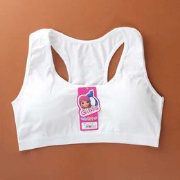 Camisole envío gratis para adolescentes entrenamiento adolescente adolescente adolescente sujetador de algodón verano topes de tanques delgados de pubertad delgada cosas baratas dropshipping y240528