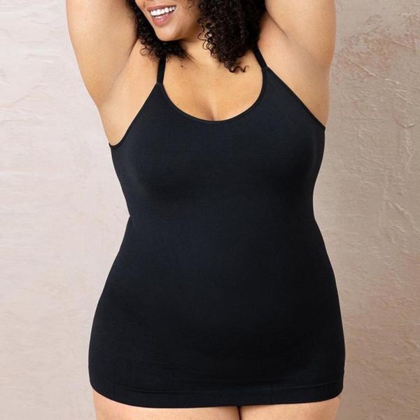 Camisolas Tanques Camisola Interior de mujer Simple Body Shaping Tummy Seamless Shapewear Control Top