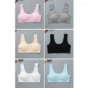 Camisolas sin mangas para niñas, chaleco, camiseta sin mangas, ropa interior, lencería, sujetador de entrenamiento para adolescentes, ropa interior para niños pequeños, ropa interior acolchada