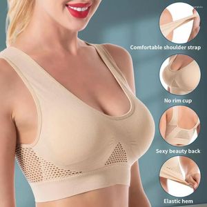 Camisoles & Tanks Hollow Out Camisole Padded Tank Top Sexy Lingerie Thin Sports Underwear Bralette Plus Size Crop Tops For Women 4XL 5XL 6XL