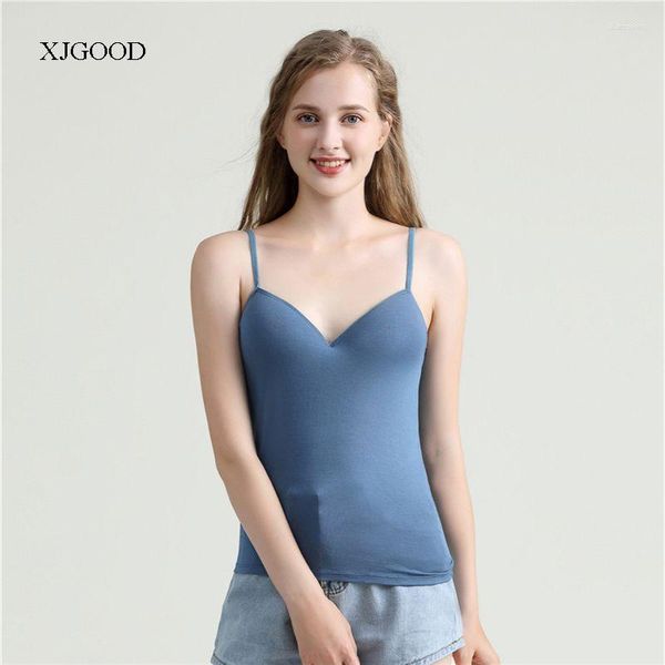 Camisoles Tanks Modal One Piece sujetador de sujetador Untre una pieza sin correa para hombro de anillo de acero