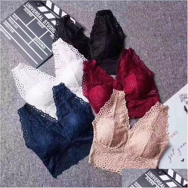 Camisoles Tanks Nouvelle Mode Date Y Femmes Spaghetti Strap Dentelle Débardeur Soutien-Gorge Drop Livraison Vêtements Sous-Vêtements Femmes Otpdb