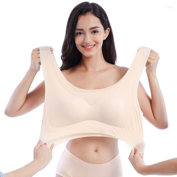 Camisolas Tanques QA410 Sujetadores sin costuras Tallas grandes 6XL Tops de fitness Cómoda lencería para dormir Bralette femenino