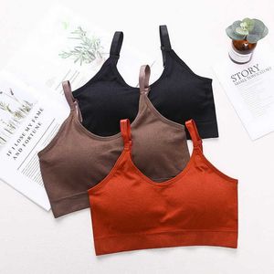 CAMESOSOLS Tanks naadloze sportbeha dames fitness top yoga bh voor cup bla witte lopende yoga gym crop top dames push up sport bh bh z0322