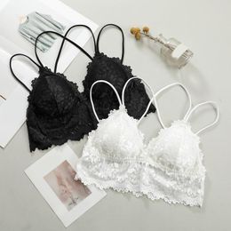 CAMESOSS Tanks Sexy Bra dames kanten lingerie femme naadloze draadloze intimaten bralette brassiere crop top push up bhas meisje ondergoed