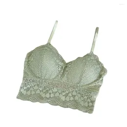 Camisoles réservoirs mince respirant à l'intérieur des vêtements en Nylon brassière Design de mode soutien-gorge en forme de U Sexy Bralette haut court femmes