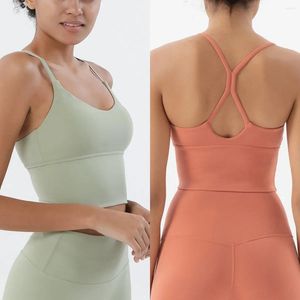 Camisoles Tanks Sportbeha's Yoga-ondergoed Sexy tanktops Zacht Comfortabel Schoonheid Terug Fitnessbeha Dames