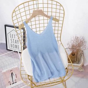 Camisoles Tanks Zomer Vrouwen Spaghetti V-hals Tank Vrouwelijke Tops Mouwloos Satijn Zijdeachtig Hemdje S-2XL Vest Camis Z61 231023