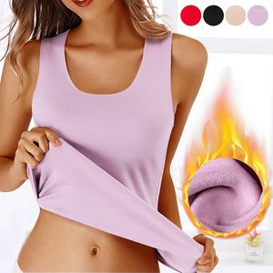 Camisoles réservoirs gilet thermique sous-vêtements grande taille Thermo Lingerie femmes vêtements d'hiver haut chaud vêtements intérieurs sous-vêtement intime