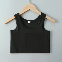 Camisoles Réservoirs Améliorés Super Haute Élastique Sans Couture Lesbienne Tomboy Récolte Gilet Débardeurs Poitrine Courte Poitrine Liant Bandage