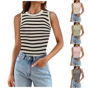 Camisoles tanks dames schep nek mouwloze gebreide geribbelde geribbeld gemonteerde casual crop tank top camisole met brah -bh voor vrouwen