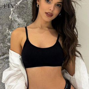 Camisoles Réservoirs Femmes Haut De Sport Soutien-Gorge Push Up Réservoir Sexy Enveloppant La Poitrine Sans Anneau En Acier Brassière Bustiers Pour Femmes Sous-Vêtements Dos Nu