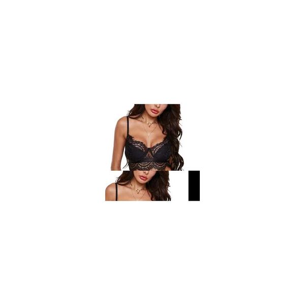 Camisoles Tanks Femmes Y Lace Bralette Lingerie Suites réglables Sous-armatures Bras Summer Crop Tops Top Top Bandeau sous-vêtements Drop déliv otob4