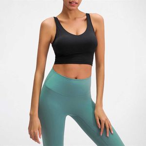 CAMESOSOLS Tanks Yoga beha's uitlijnen beha Sport Tank Top Light Port Bras Softness Tops Qui Drying V Wi Verwijderbare bekers voor Summer Z0322