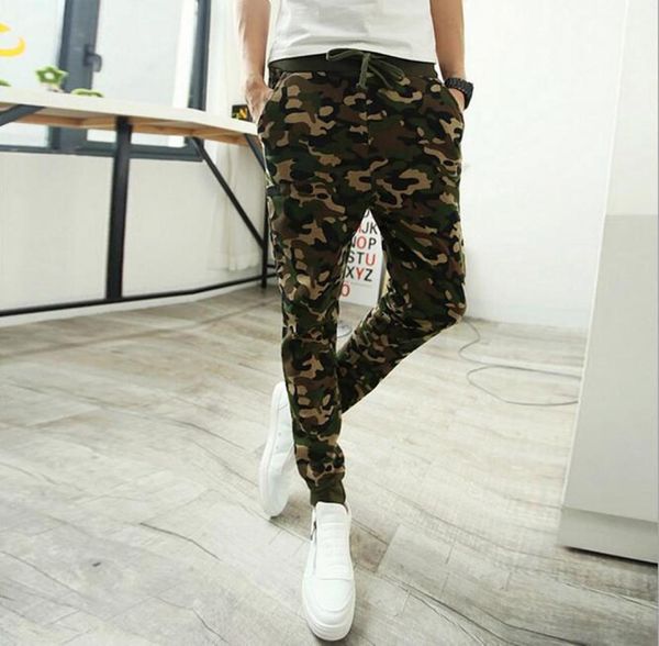 Camo baggy Joggers Moda Slim Fit Camuflaje Pantalones para correr Hombres Harem Pantalones de chándal Pantalones cargo para entrenamiento en pista pantalones 6052281