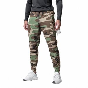 Camo pantalons décontractés hommes Joggers Gym Fitn pantalons de survêtement course sport mince pantalon à séchage rapide mâle sous-vêtements de sport bas 44Yg #