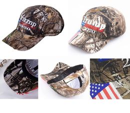 Camo Donald Trump Hat Make America Great Maga Caps USA Flag 3D LETTRE DE BRODETERIE SNAPBACK CAMOUFLAGE MENSE BASEALL CAP POUR FEMMES D1152032