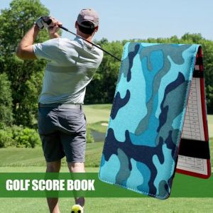 Camo Golf Score Book Golf Scorecard Holder met potloodscoreboek Training Aids Score Card Journal Notebook voor golfclub