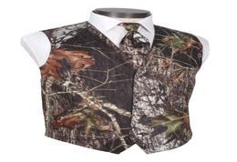 Camo Bruidegom Vesten V-hals Heren039s Landelijk Bruiloft Bovenkleding Vest Camouflage Slim Fit Heren039s VestenVestTie Op maat gemaakt Fathe3742972