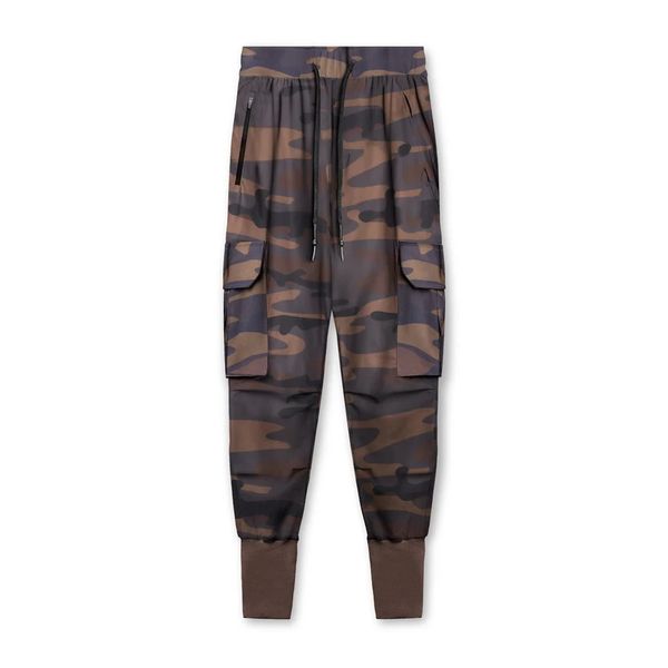 Camo Joggers pantalons de survêtement hommes pantalons cargo décontractés Gym Fitness séchage rapide pantalon mince automne mâle Crossfit course Sport survêtement 240301