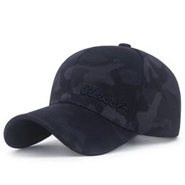 Camo Outdoor Sun Visor Hoed Casual Sport Baseball Cap Fashion Duck Cap Cap Strap Verstelbaar Adem zonder stikkende zweet