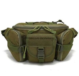 Camo Outdoor Tactical Bag Waterproof Camping Waist Belt Bags Sports Army Backpack Wallet Pouch Phone Case Travel Hiking chest packs