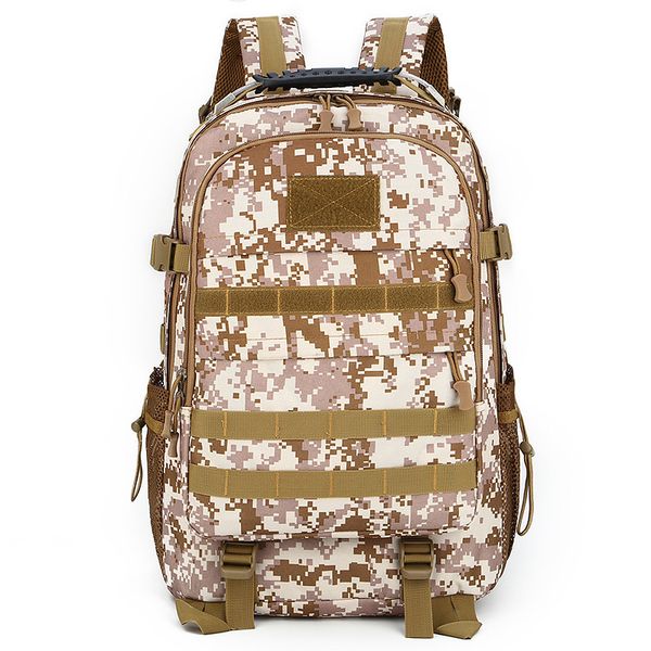 Mochila táctica de asalto de camuflaje, mochila pequeña impermeable para exteriores, senderismo, Camping, caza, pesca